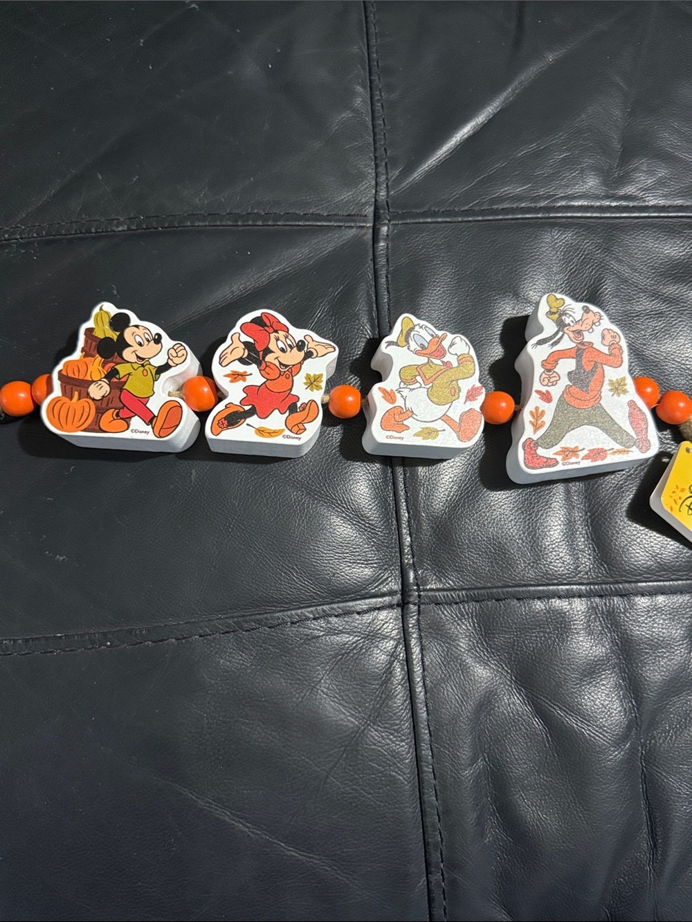 Disney Orange & White Fall Character Garland